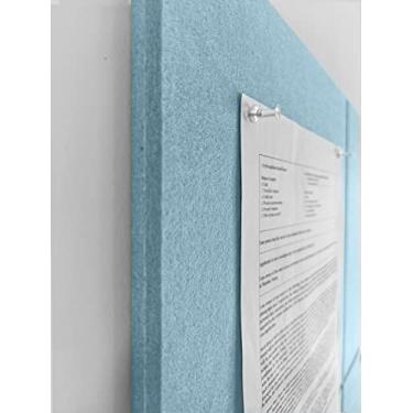 Imagem de DECORITA Quadro de cortiça alternativo 61 x 91 cm - pacote com 6 azulejos de parede de feltro com abas adesivas removíveis seguras, placas de cortiça para paredes, placa de cortiça para escritório em