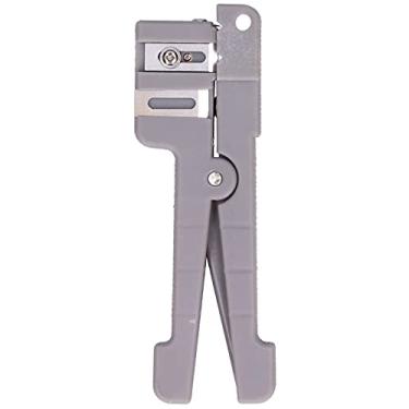 Imagem de Descascador de cabos de fibra óptica horizontal Mini ferramenta de decapagem manual para fio coaxial de 0 3,2 mm com 3 lâminas de arestas retas 1 lâmina de arestas de para pacote