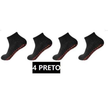 Imagem de 3 Par Meia Antiderrapante Hidroginástica Juvenil Adulto 33 38 e 38 44 