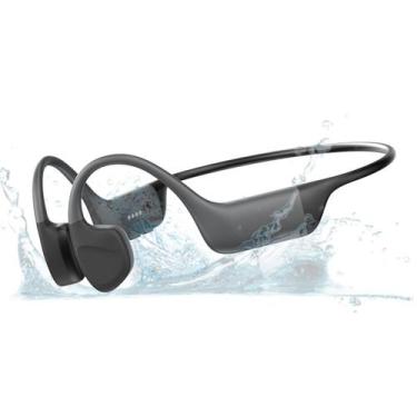 Imagem de Fones de ouvido de condução óssea e reprodutor de MP3 de 32 GB IPX8 à 