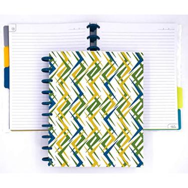 Imagem de Talia Cadernos de anotações, planejador, personalizável, (xZiggity Zag, tamanho médio (19 cm x 24,7 cm))