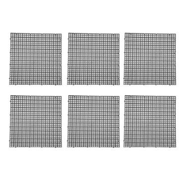 Imagem de QANYEGN Parte inferior do filtro do divisor do tanque de peixes do aquário, grade plástica da caixa do ovo, placa de isolamento do tanque de peixes da grade para a separação do tan (30 * 30CM)