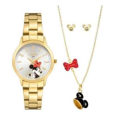 Imagem de Relógio Disney Condor Feminino Dourado CO2035NHD/K4K-Feminino