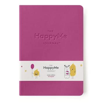 Imagem de The HappyMe Journal - The Daily Gratitude Journal for Kids Aged 6-12 to Promote Happiness, Develop Positive Habits and Nurture Enquiring Minds - English (US) (Raspberry)