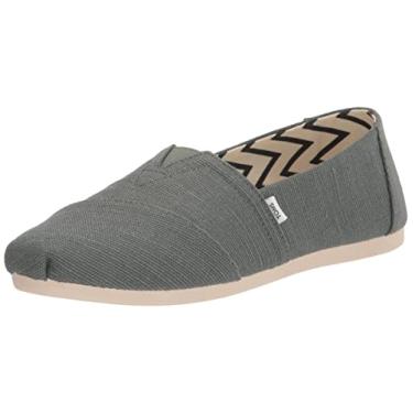 Imagem de TOMS Alpargata Mocassim Feminino, Verde bonsai, 9.5