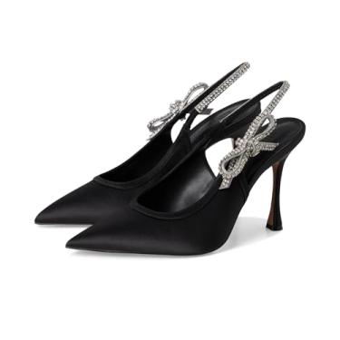 Imagem de Steve Madden Tênis feminino Bri, Cetim preto, 39