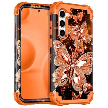 Imagem de Casetego Capa para Galaxy S23 5G, brilham no escuro, três camadas, resistente, à prova de choque, proteção total, policarbonato rígido + capa amortecedora de TPU macio para Samsung Galaxy S23 de 6,1