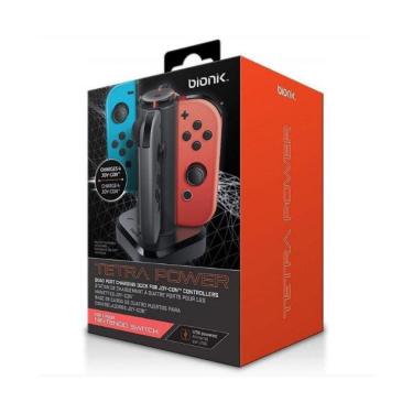 Imagem de Carregador Quadruplo Joy-Con Tetra Power Bionik - Switch