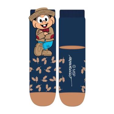 Imagem de Meia Infantil 3D soquete Chico Bento - Turma do Chico Bento - Cia das 