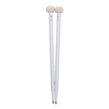 Imagem de Mingzhe Drum Mallet Holding Kit Non Slip Set para Tocar Timpani de Timpani Bateria (Branco)