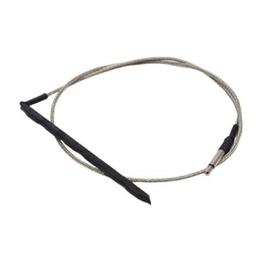 Imagem de KiBcsLic Captador piezoelétrico com plugue, captador de guitarra portátil, tira de captador, peça para instrumento musical para apresentações ao vivo, prática, 7.1 Cm para Baixo