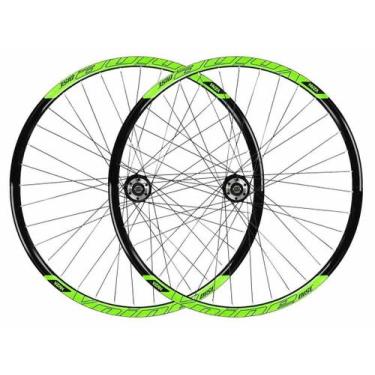 Imagem de Roda 29 vzan vnine 36f preto e verde com cubos k7