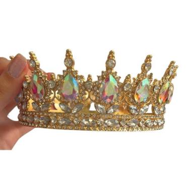 Imagem de Coroa Acessório OU Casamento Debutante de Noiva Strass 75116 - sm deco