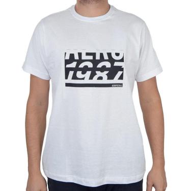 Imagem de Camiseta Masculina Aéropostale MC Branca - 8780132-Masculino