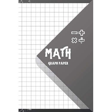 Imagem de Math Graph Paper: Graph Paper Composition Notebook, One Subject, Perfect size for school 6"x 9", 5x5 per inch, 110 Pages