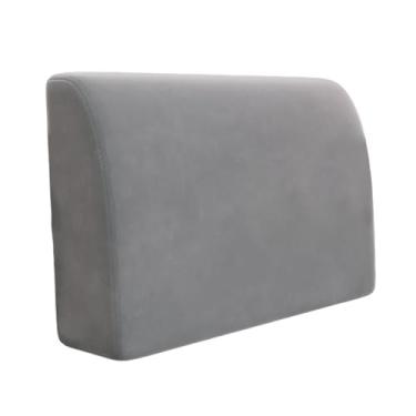 Imagem de BLWOTMOR Almofada de Cunha para Apoio Lombar, Confortável, Ideal para Leitura em Casa, Escritório, Trabalho Ou para Uso No Sofá, Cinza Claro