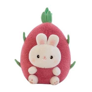 Imagem de Fenteer Fruta Animal Pelúcia Brinquedo Ornamento Fruta Animal Pelúcia Boneca para Quarto, Coelho de Fruta Do Dragão