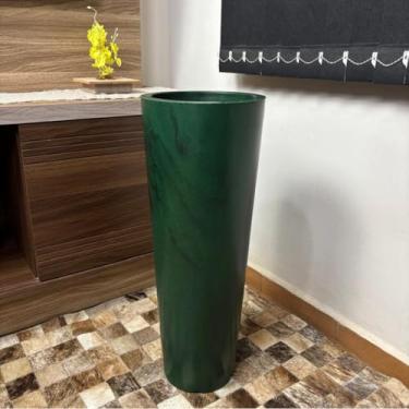 Imagem de Vaso de Planta Cone Moderno Decorativo para Casa Jardim e Varanda – Elegância e Estilo Minimalista (Ibiza Esmeralda)