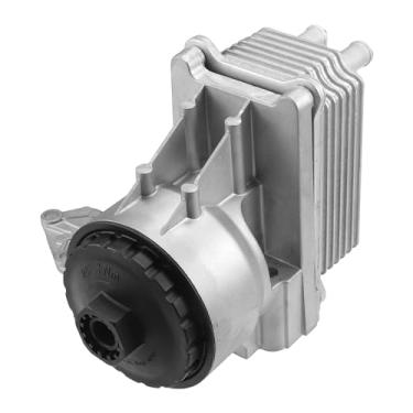 Imagem de A ABSOPRO Adaptador de caixa do filtro de óleo do refrigerador de óleo do motor No.YC1Q6B624AK com parafuso e vedações O-ring Resfriador de óleo para Ford Transit 2000-2006 Liga de alumínio atualizada