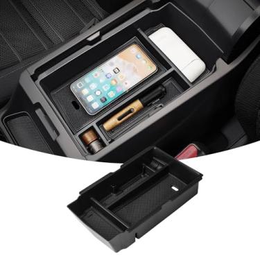 Imagem de Karltys Organização de carro, organizador de console central com armazenamento de moedas, bandeja organizadora de console caixa de armazenamento de apoio de braço para Honda CRV 2023-2025 2026