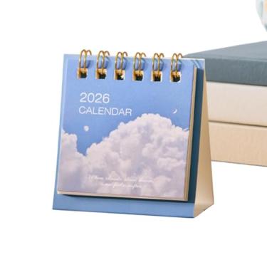 Imagem de Calendário De Mesa 2026 | Planejador Mensal Mini,Calendário De Mesa 2026,Para Natal Ano Do Pai Casa Escritório Escola Homens Mulheres Colegas De Trabalho Funcionários Adultos