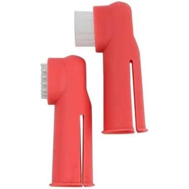 Imagem de Escova Dental de Dedo para Cães e Gatos – Higiene Bucal Fácil, Segura e Eficiente