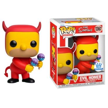 Imagem de Funko Pop! Boneco de vinil Homer Malvado dos Simpsons, 11 cm, Maracas, exclusivo