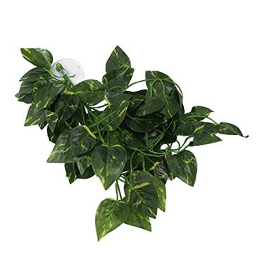 Imagem de Ymiko Videira Artificial para Decoração de de Répteis, Paisagismo de Terrário de Planta Falsa, Acessórios de Gabinete de Floresta Tropical (#2)