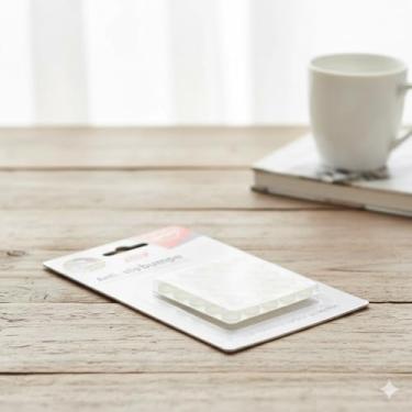 Imagem de Cartela de Adesivos de Silicone Redondos 25 Unidades Transparente Protetores