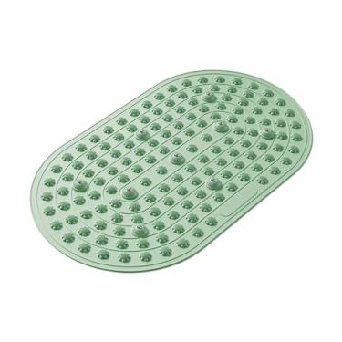 Imagem de FashionCha Tapete de Massagem para os Pés, Silicone Antiderrapante Portátil com Partículas para Massagem nos Pés, Ideal para Banheiro, Casa, Escritório e, Verde