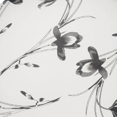 Imagem de kit 3 Banquetas Baixas Preto Banco Cozinha Americana Balcão Bar Aço Lazer Gourmet- Banco para Cozinha Americana, Balcão, Área Gourmet e Churrasco(BRANCO FLORAL)