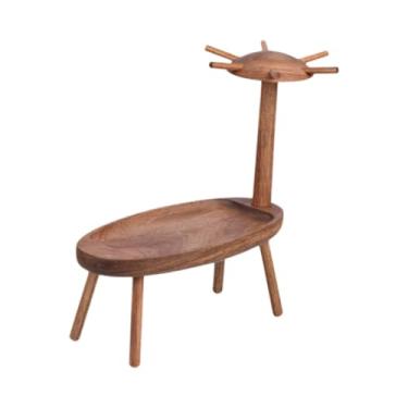 Imagem de XLWLLNJ Porta-chaves compacto para decoração de casa, bandeja para perfumes, suporte de mesa para chaves, celular e pulseiras.