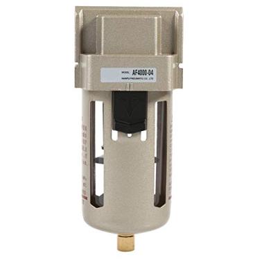 Imagem de HEEPDD Filtro de Ar Comprimido Separador de água BSP de 1/2 Polegada Filtragem de 5 Mícrons para Ferramentas Pneumáticas, Separador de Filtração de 5 Mícrons para Ferramentas Pneumáticas, Carcaça de