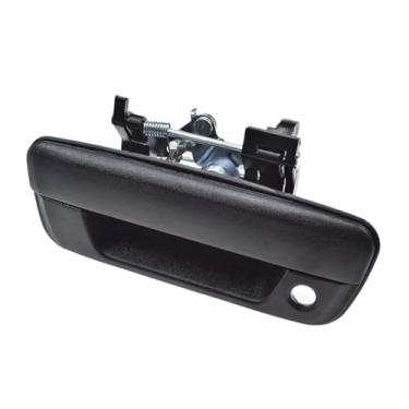 Imagem de trepb Maçaneta de porta traseira com fechadura - compatível com Chevy Colorado/GMC Canyon e Isuzu i-280/i-290/i-350/i-370 2004-2012 - Substitui OEM # 80584, GM1915118 (trava traseira externa)