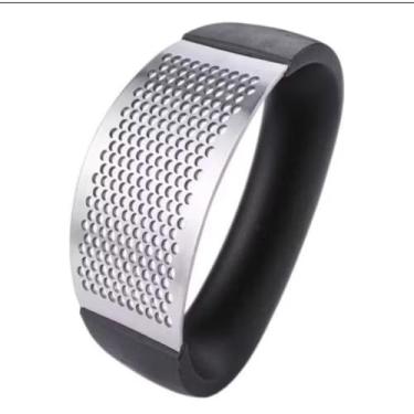 Imagem de Espremedor de Alho Inox com Limpador ABS Premium