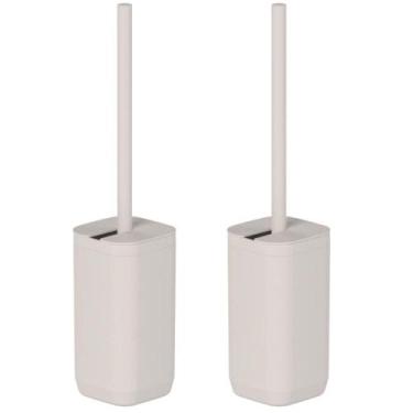 Imagem de 2X Escova De Vaso Sanitario Privada Banheiro Ou Bege