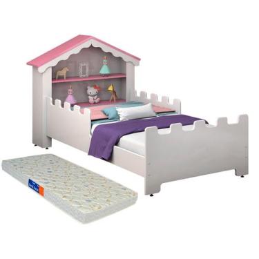 Imagem de Cama Infantil Castelo Princesa Com Colchão - Loja Tigo