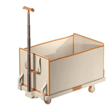 Imagem de Luocute Carrinho de Vagão Dobrável, Vagão Utilitário Dobrável de Tecido de Aço Resistente Com Rodas e Alça de Puxar, para Acampamento, Compras, Piqueniques, Passeios, Mantimentos (Tipo 1)