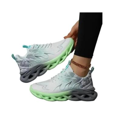 Imagem de Tênis Feminino Leve Slip-On Confortável Com Sola Macia Para Corrida Ca