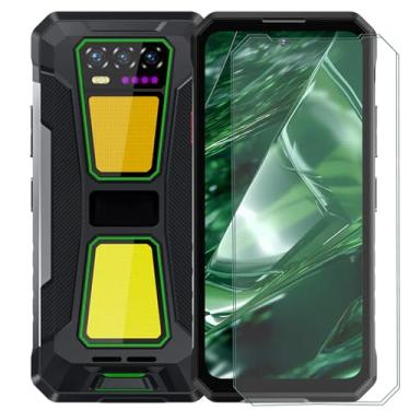 Imagem de MAOUICI Película protetora de tela de vidro temperado para Oukitel WP58 Pro (17 cm), rigidez 9H HD transparente antiimpressão digital [2 unidades]