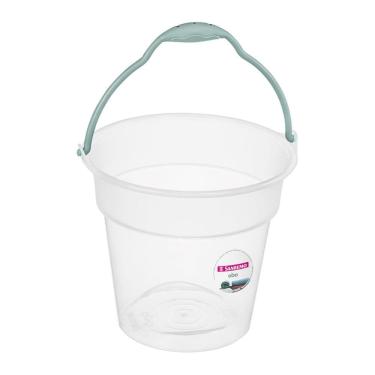 Imagem de Balde Plástico 8 Litros Resistente Para Limpeza Casa Lavanderia - 610 Sanremo