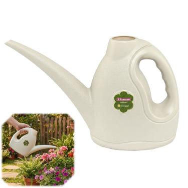 Imagem de Regador de Plantas Para Jardinagem 2 Litros Plástico Bege - 502 Sanremo