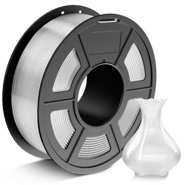 Imagem de JAYO Filamento de impressora 3D PLA, filamento PLA transparente de 1,75 mm, carretel de 1,1 kg, precisão dimensional +/- 0,02 mm, serve para a maioria das impressoras FDM