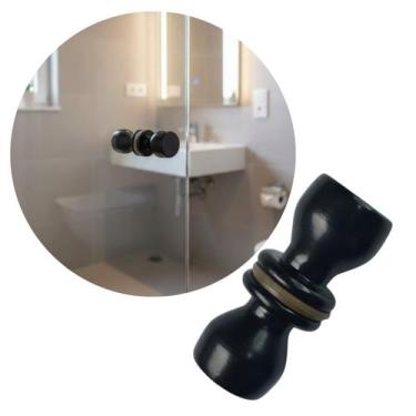 Imagem de Puxador Duplo Taca Zamac Box Porta Vidro Temperado Blindex 2011 466-00