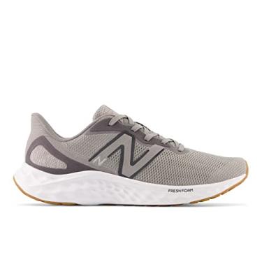 Imagem de New Balance Fresh Foam Arishi V4 Tênis de corrida masculino, Marblehead/Castlerock/Prata Metálico, 10 Wide