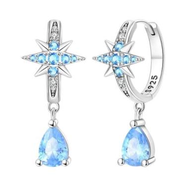 Imagem de Brincos De Argola Em Prata Esterlina 925 Com Laço Rosa E Flor De Diama