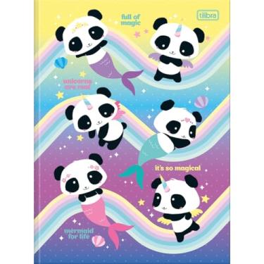 Imagem de Caderno Lovely Friends Pandas Universitário Brochura TILIBRA - 80 Folhas (Full of Magic)