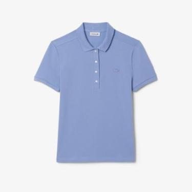Imagem de Camisa Polo Lacoste em Piqué de Algodão com Stretch Feminina-Feminino