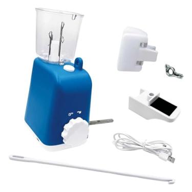 Imagem de Esquirla Máquina de Tricô Elétrica para Crochê, Tricô Manual, Tecelagem e Projetos Artesanais DIY para Adultos e Crianças, Azul