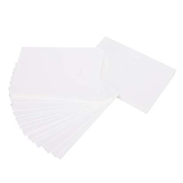 Imagem de Papel cartolina branco grosso premium pesado acabamento liso 100 folhas para elaboração de livros de convites de scrapbooking 15 x 10 cm 5,9 x 3,9 pol. (Ângulo Reto)
